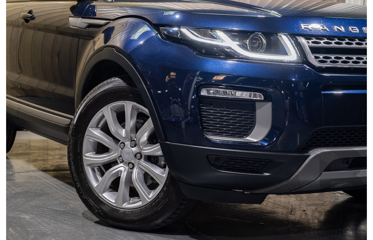 2/2017 Range Rover Evoque TD4 180 SE LV MY16 5d Wagon Blue 2.0L Turbo Diesel