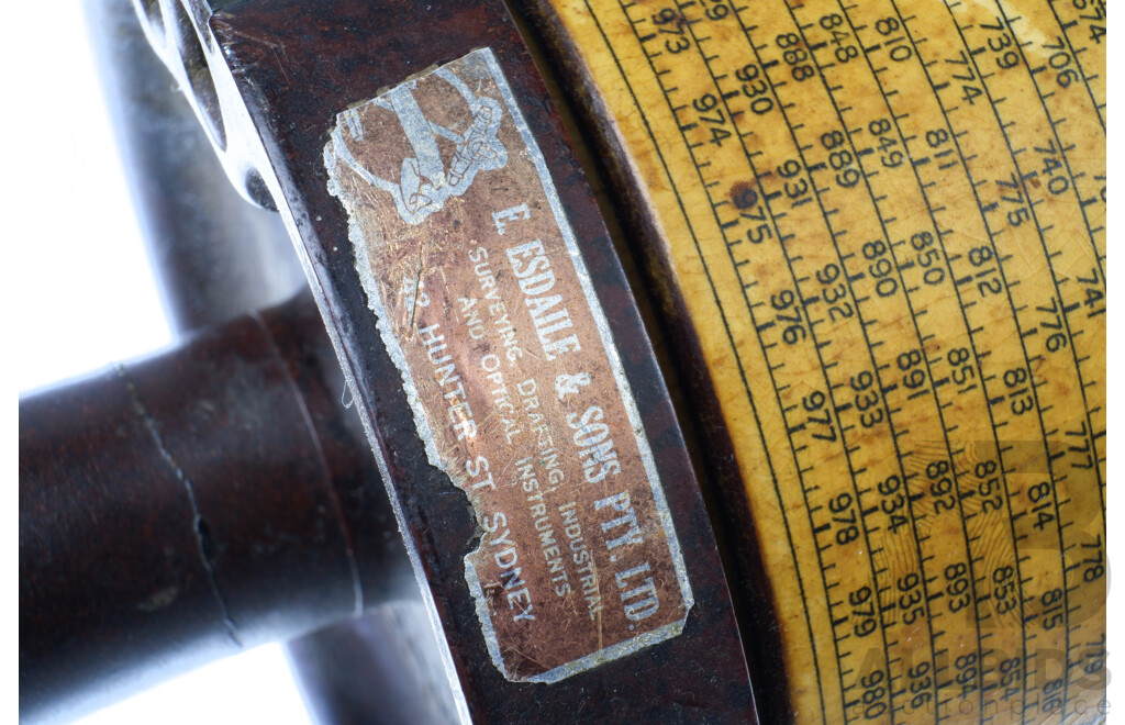 Antique Fuller Calculator with Bakelite Fittings by Stanley