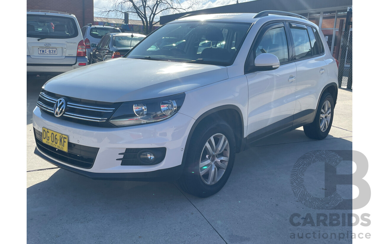 4/2012 Volkswagen Tiguan 132 TSI (4x4) 5NC MY12 4d Wagon White 2.0L