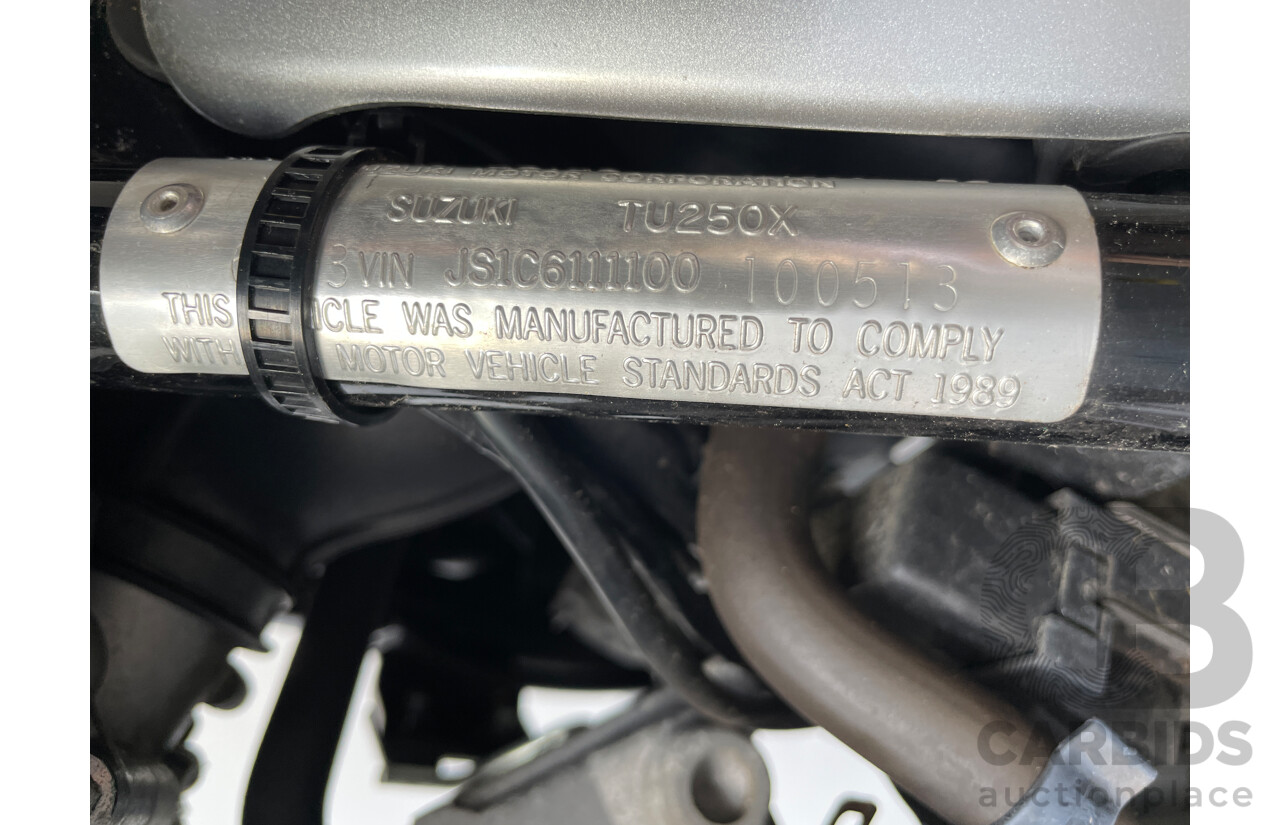 6/2013 Suzuki TU250X Motor Cycle