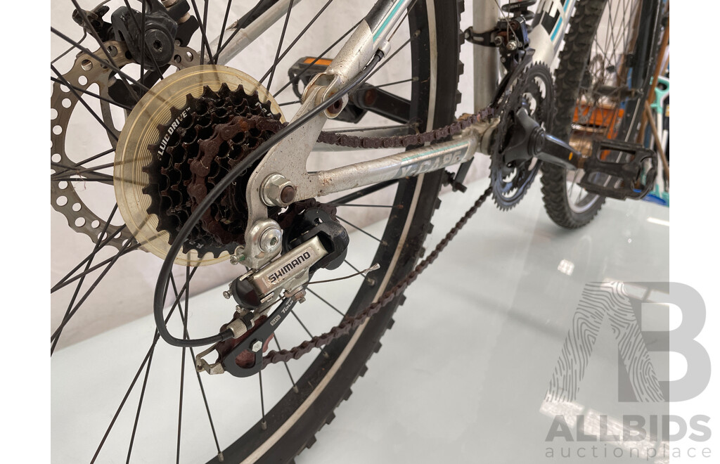 Crane X-Cape 21 Speed Dual Suspension Mountain Bike - Grey/Black