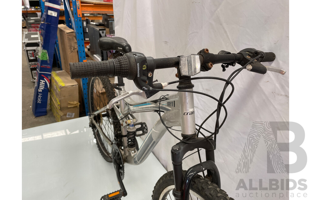 Crane X-Cape 21 Speed Dual Suspension Mountain Bike - Grey/Black