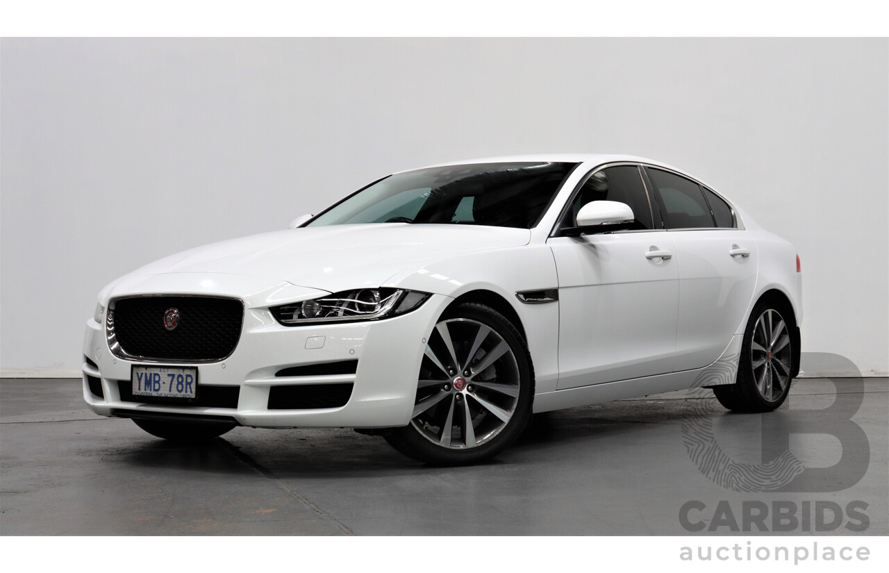 3/2017 Jaguar XE 20t Prestige  4d Sedan White 2.0L Turbo