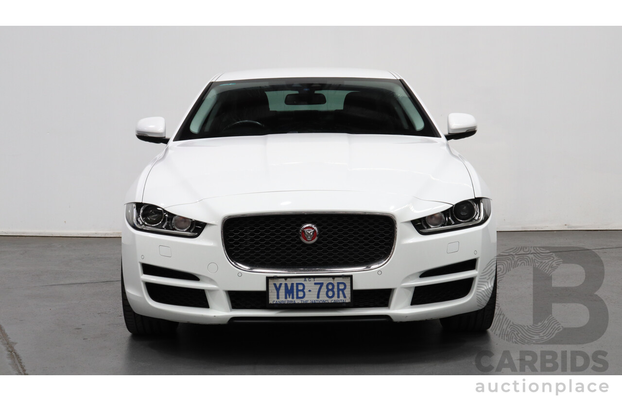 3/2017 Jaguar XE 20t Prestige  4d Sedan White 2.0L Turbo