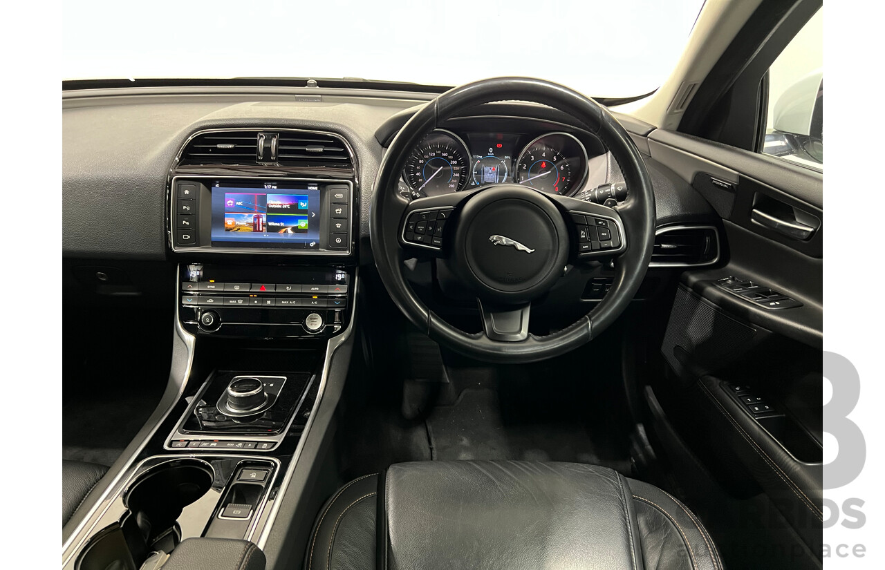 3/2017 Jaguar XE 20t Prestige  4d Sedan White 2.0L Turbo