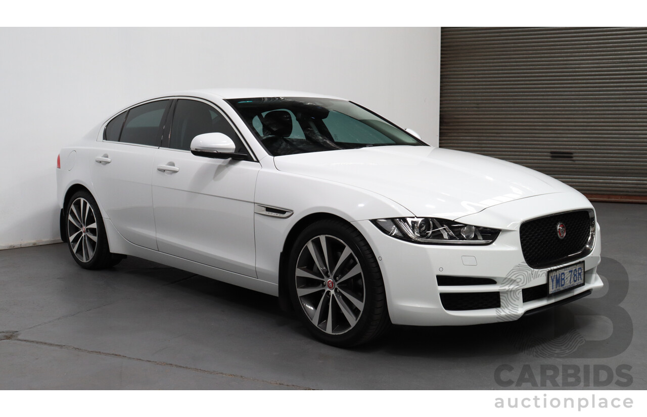 3/2017 Jaguar XE 20t Prestige  4d Sedan White 2.0L Turbo