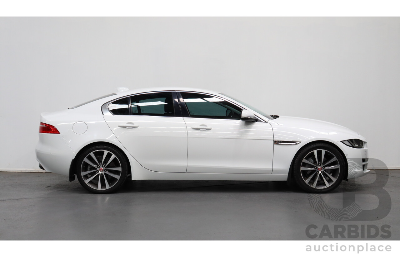 3/2017 Jaguar XE 20t Prestige  4d Sedan White 2.0L Turbo