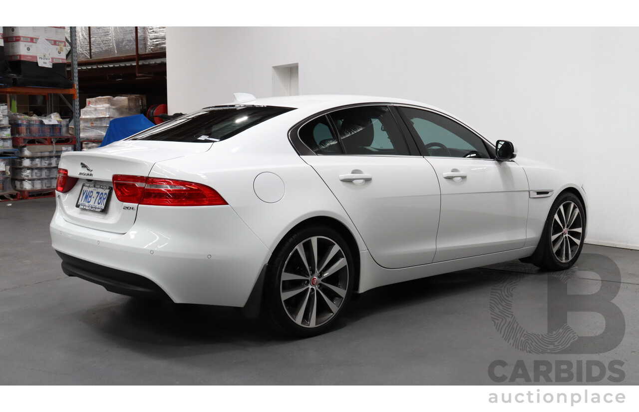 3/2017 Jaguar XE 20t Prestige  4d Sedan White 2.0L Turbo