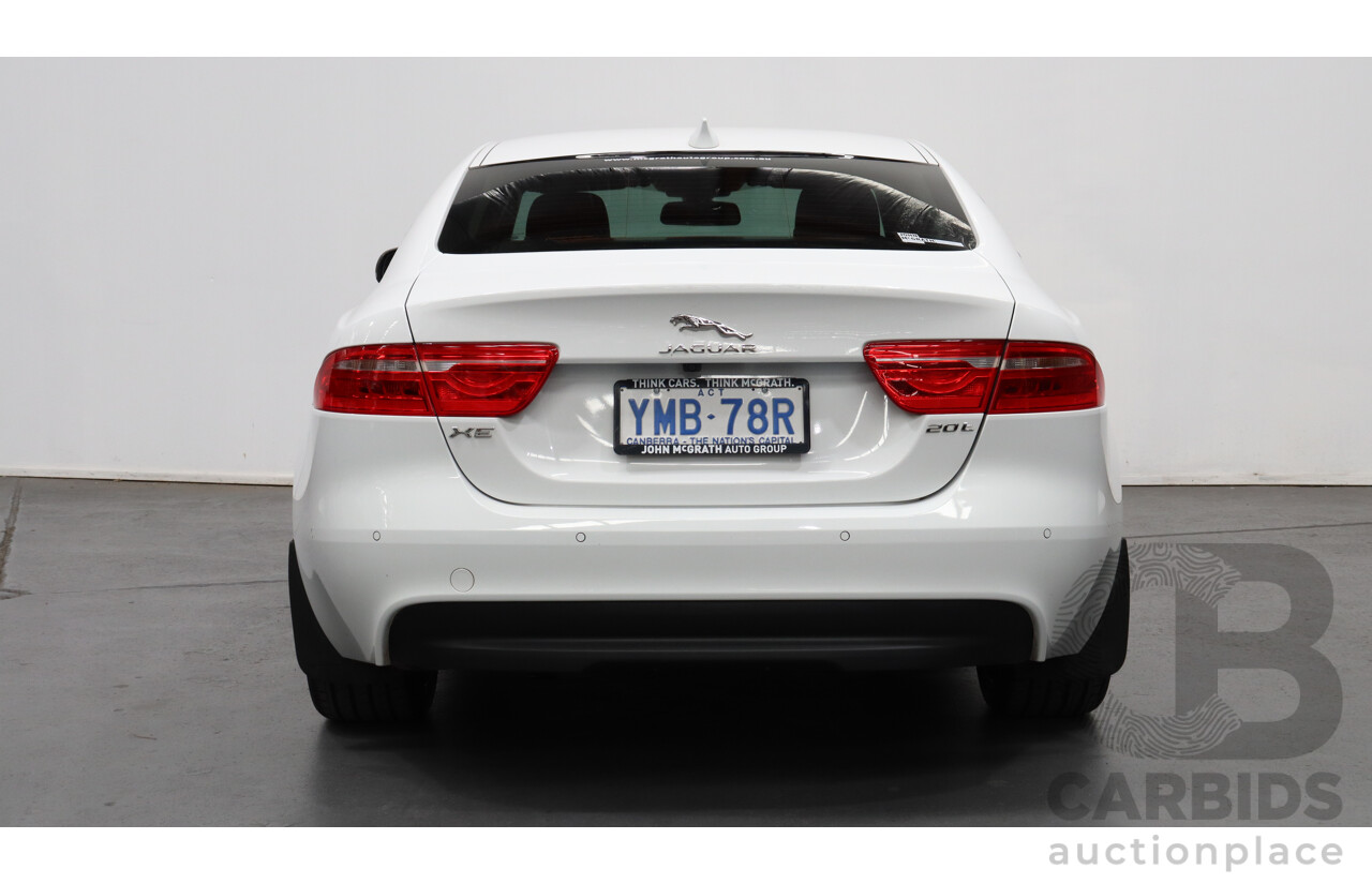 3/2017 Jaguar XE 20t Prestige  4d Sedan White 2.0L Turbo