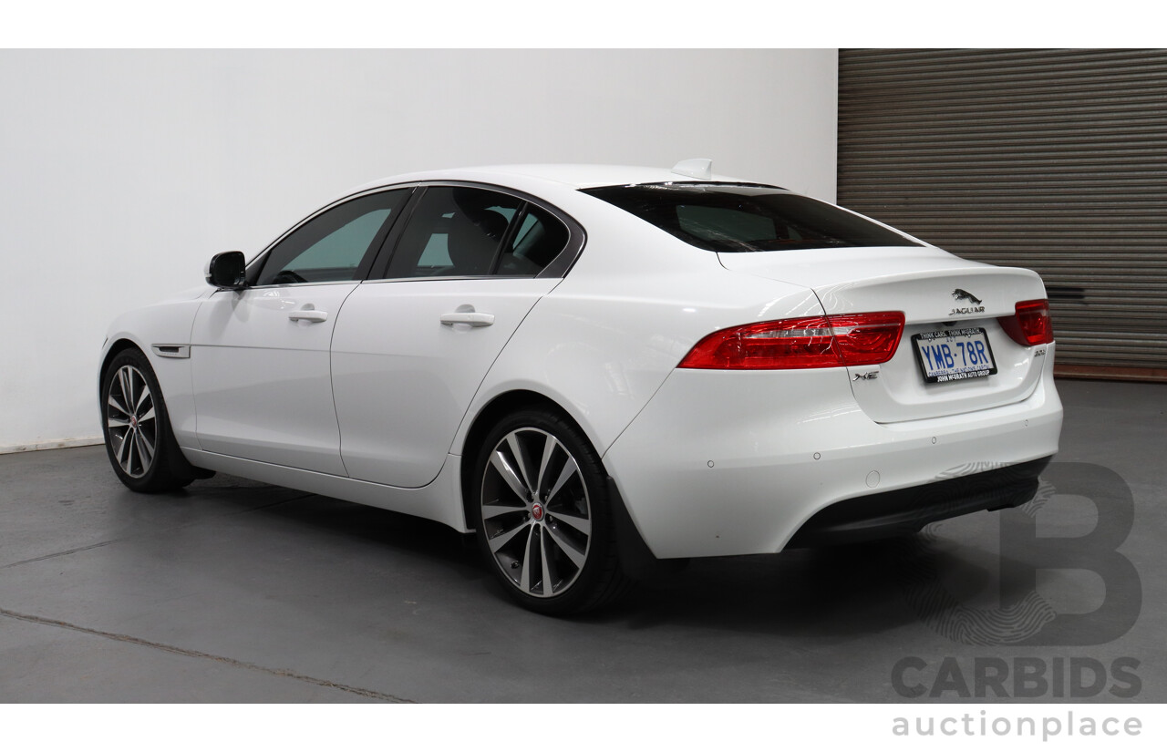3/2017 Jaguar XE 20t Prestige  4d Sedan White 2.0L Turbo
