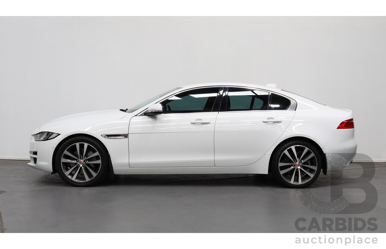 3/2017 Jaguar XE 20t Prestige  4d Sedan White 2.0L Turbo