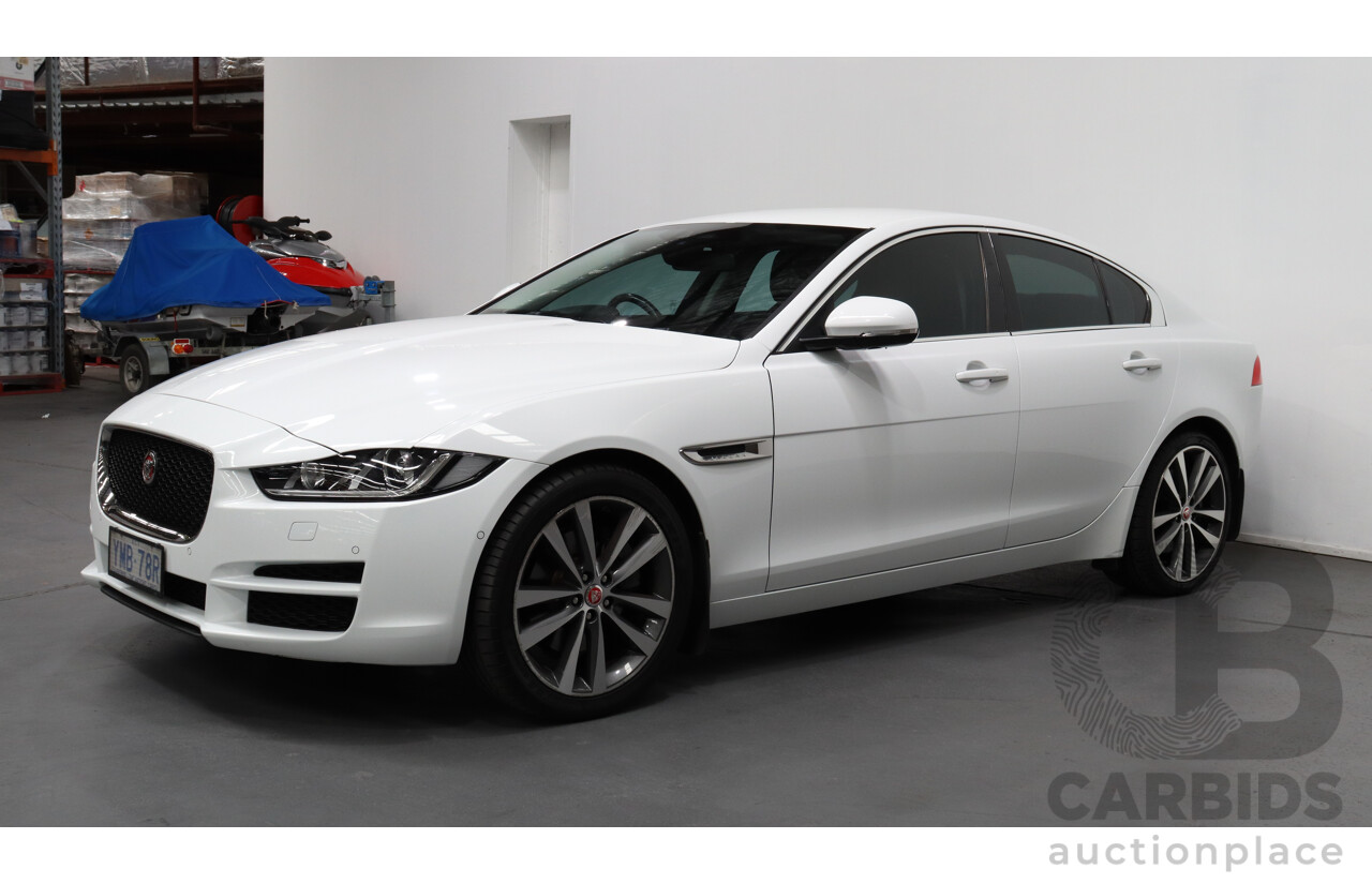 3/2017 Jaguar XE 20t Prestige  4d Sedan White 2.0L Turbo