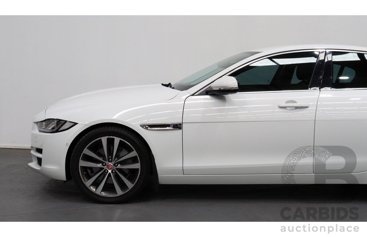 3/2017 Jaguar XE 20t Prestige  4d Sedan White 2.0L Turbo