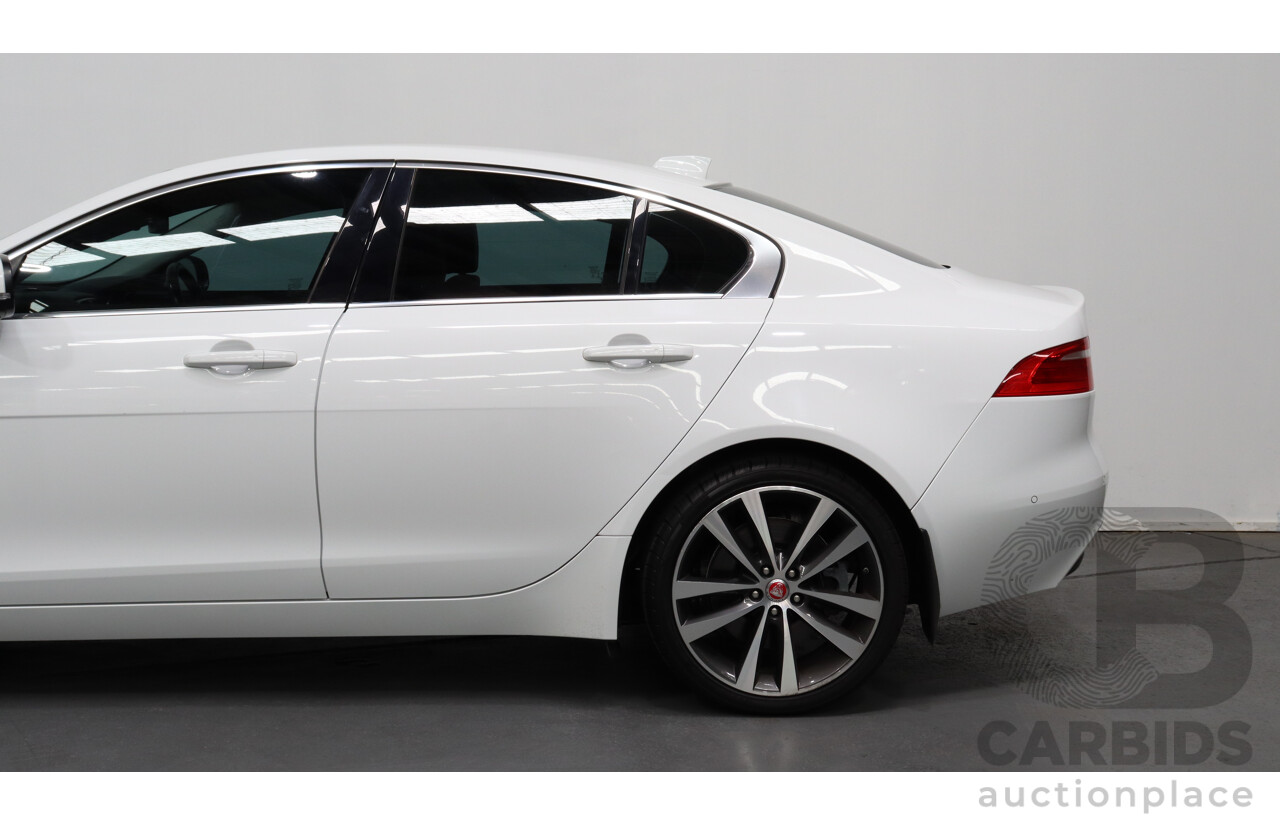 3/2017 Jaguar XE 20t Prestige  4d Sedan White 2.0L Turbo