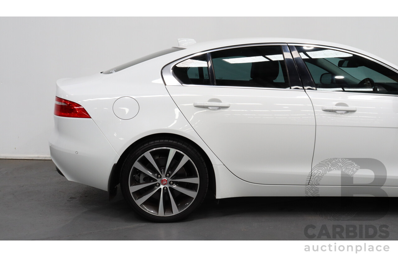 3/2017 Jaguar XE 20t Prestige  4d Sedan White 2.0L Turbo