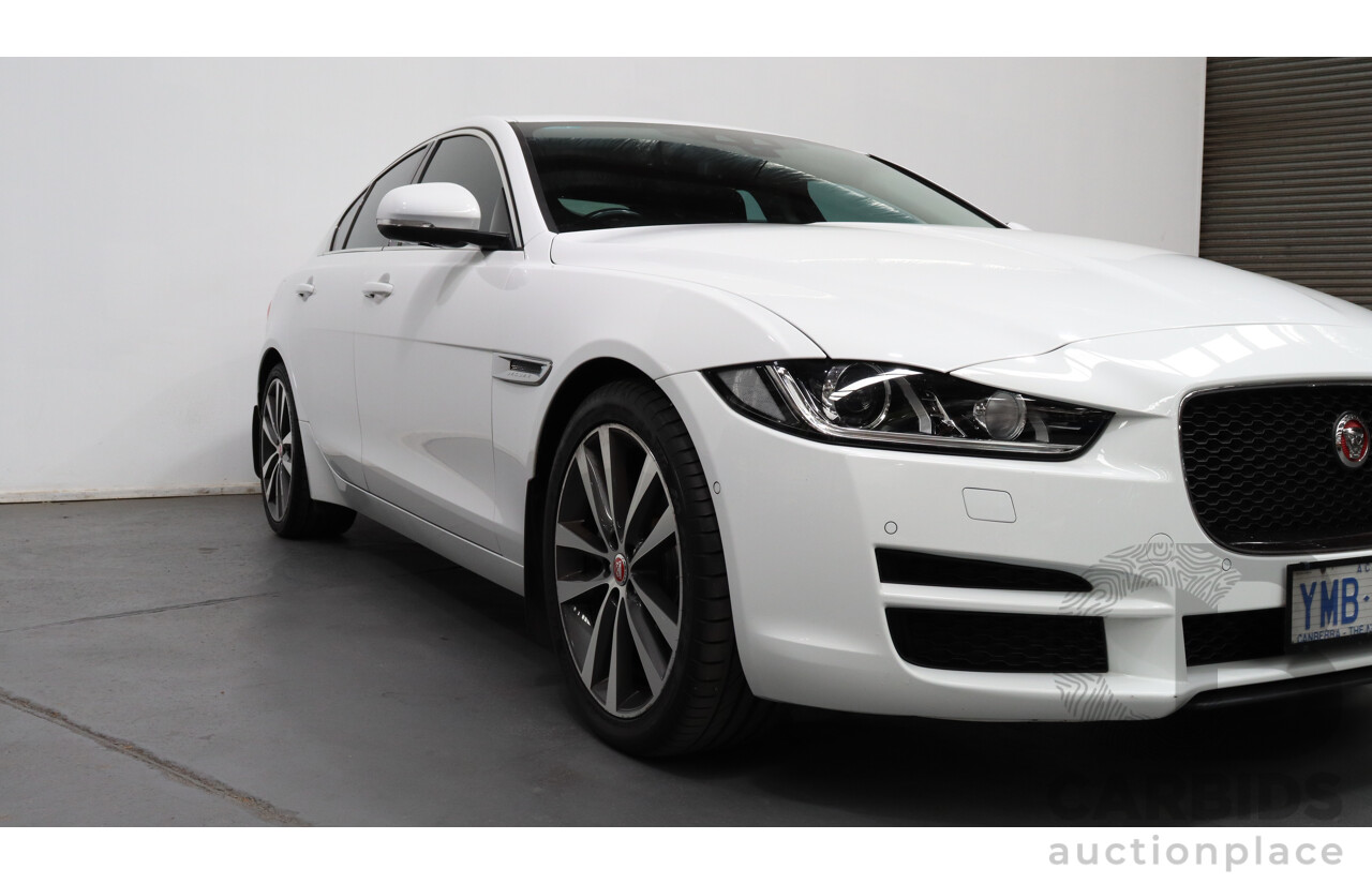 3/2017 Jaguar XE 20t Prestige  4d Sedan White 2.0L Turbo