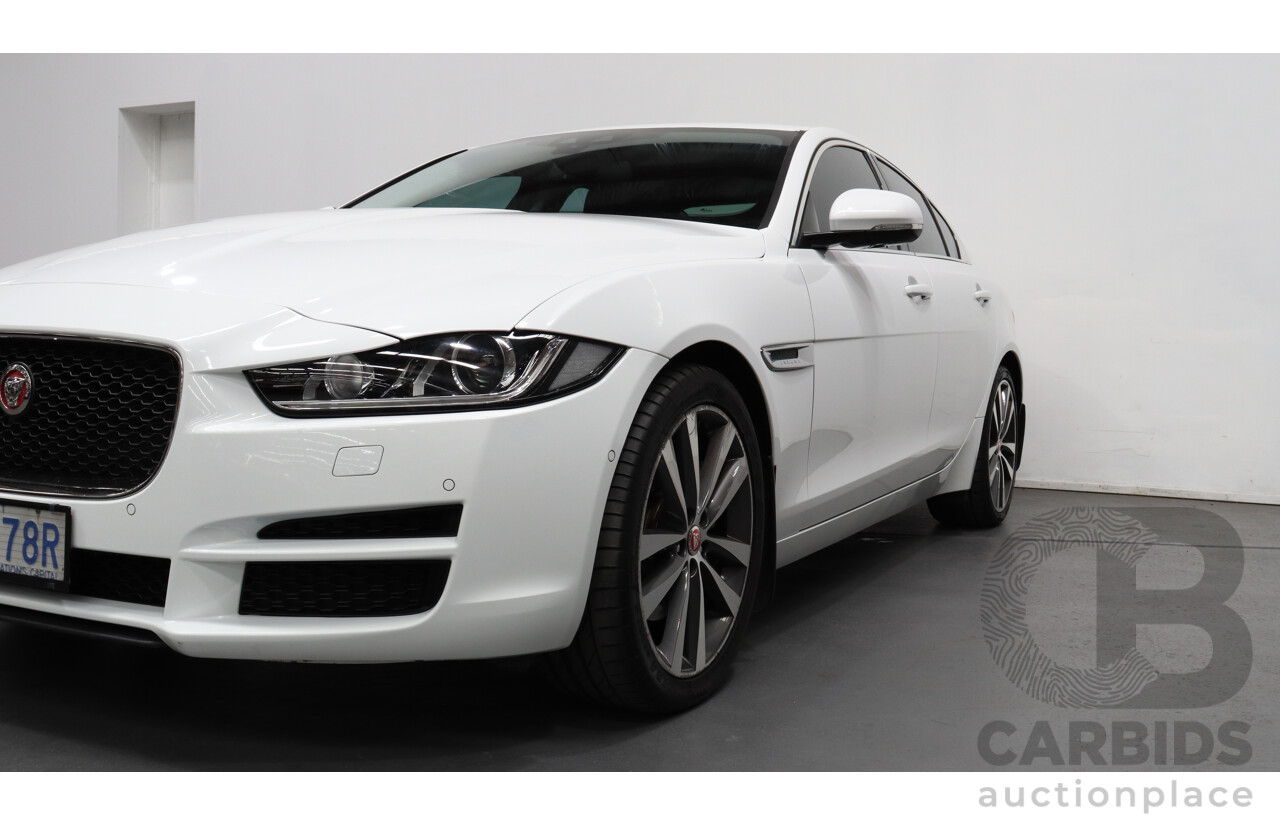 3/2017 Jaguar XE 20t Prestige  4d Sedan White 2.0L Turbo