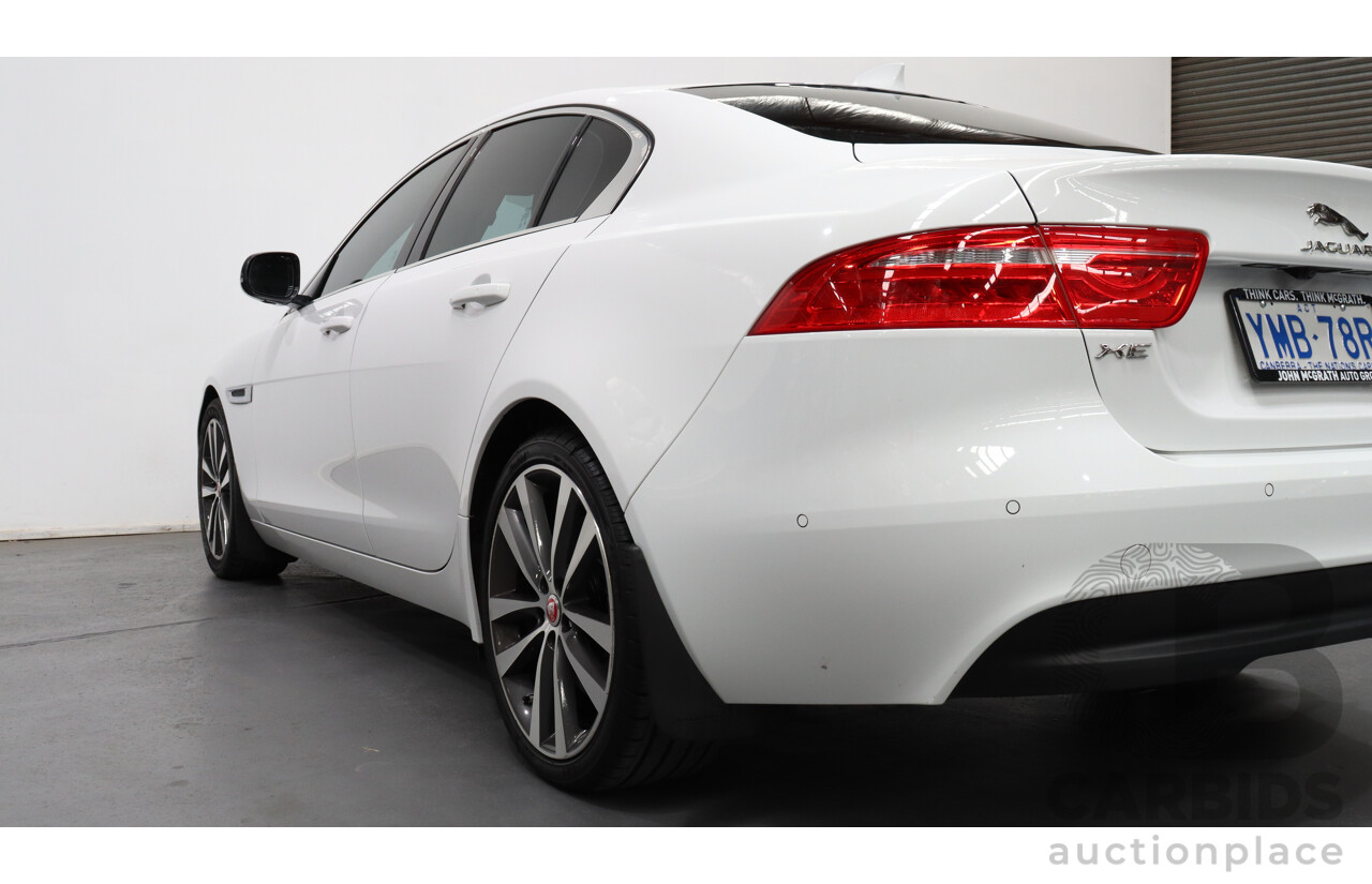 3/2017 Jaguar XE 20t Prestige  4d Sedan White 2.0L Turbo