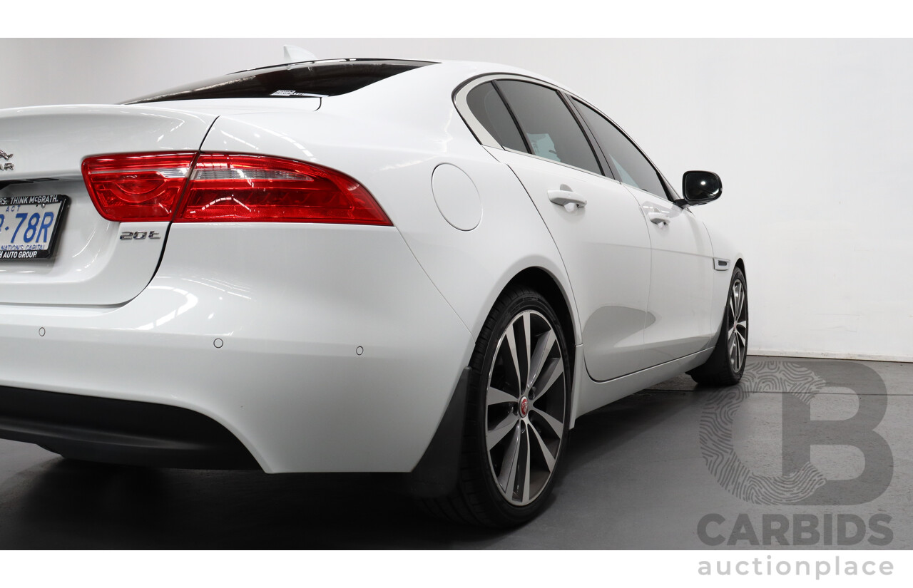3/2017 Jaguar XE 20t Prestige  4d Sedan White 2.0L Turbo