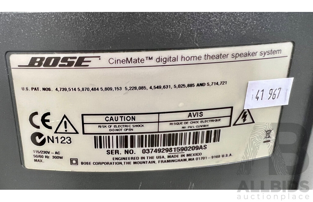 Bose Cinemate Digital Home Theater System