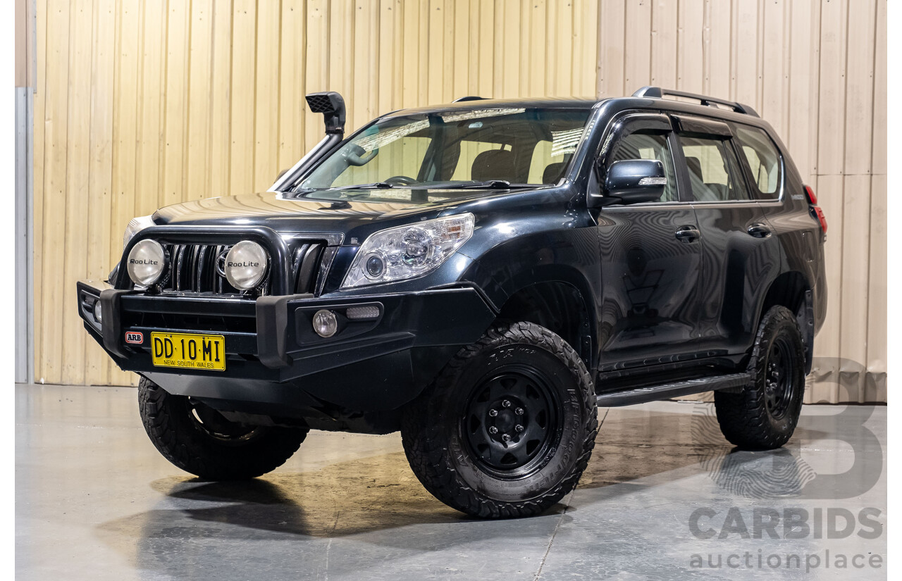 1/2009 Toyota Landcruiser Prado GXL (4x4) KDJ150R 4d Wagon Metallic Blue 3.0L Turbo Diesel - 7 Seater