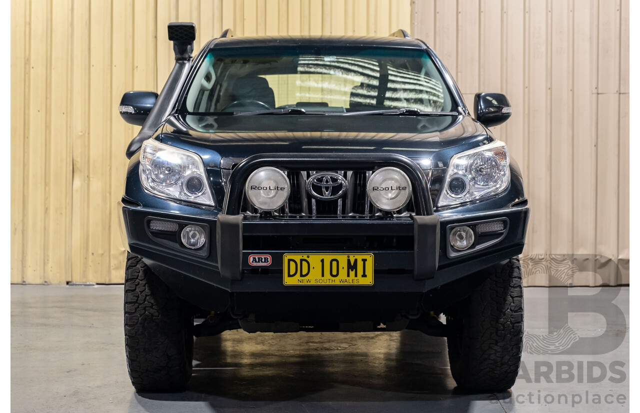 1/2009 Toyota Landcruiser Prado GXL (4x4) KDJ150R 4d Wagon Metallic Blue 3.0L Turbo Diesel - 7 Seater