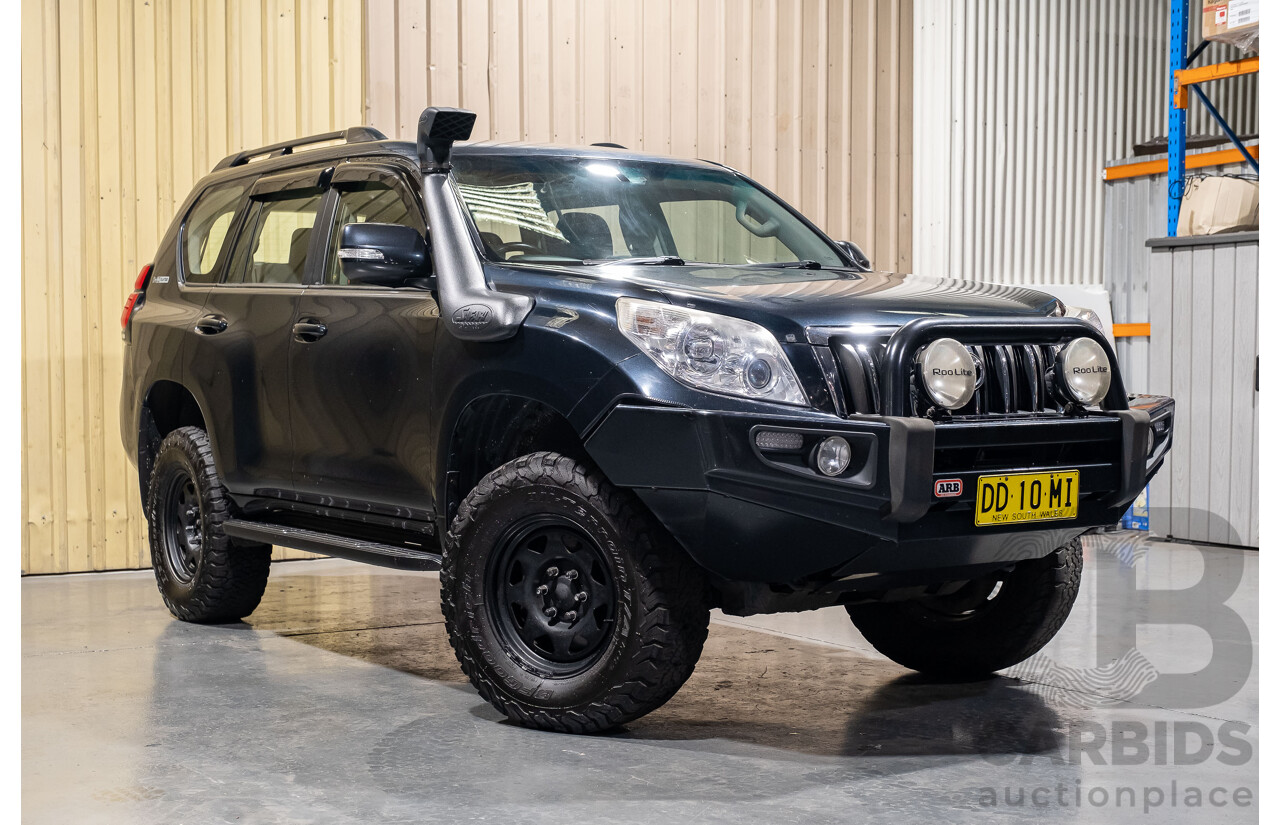 1/2009 Toyota Landcruiser Prado GXL (4x4) KDJ150R 4d Wagon Metallic Blue 3.0L Turbo Diesel - 7 Seater
