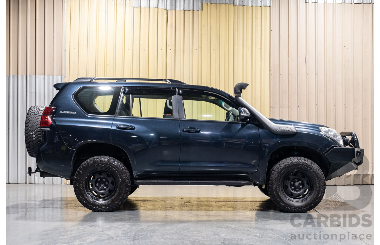 1/2009 Toyota Landcruiser Prado GXL (4x4) KDJ150R 4d Wagon Metallic Blue 3.0L Turbo Diesel - 7 Seater