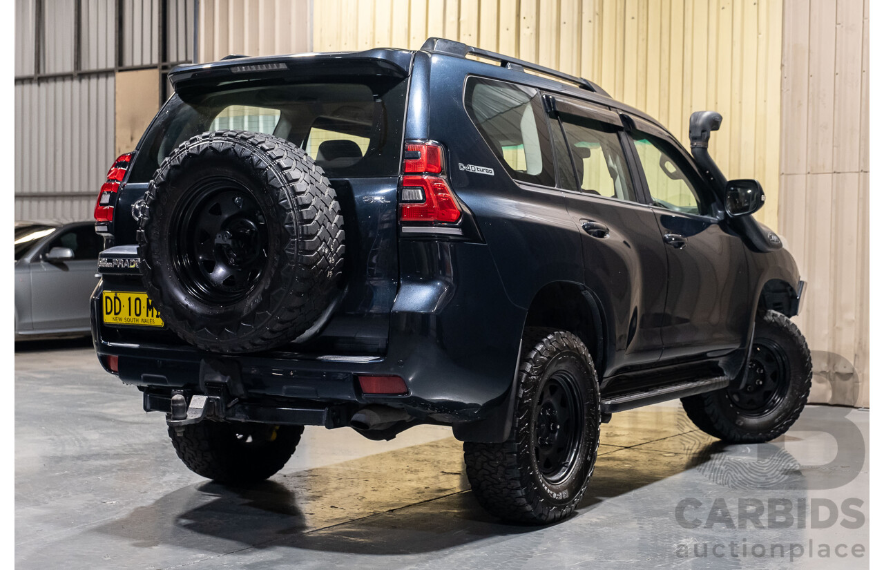 1/2009 Toyota Landcruiser Prado GXL (4x4) KDJ150R 4d Wagon Metallic Blue 3.0L Turbo Diesel - 7 Seater