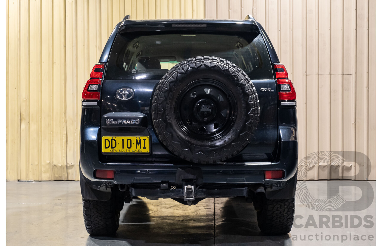 1/2009 Toyota Landcruiser Prado GXL (4x4) KDJ150R 4d Wagon Metallic Blue 3.0L Turbo Diesel - 7 Seater