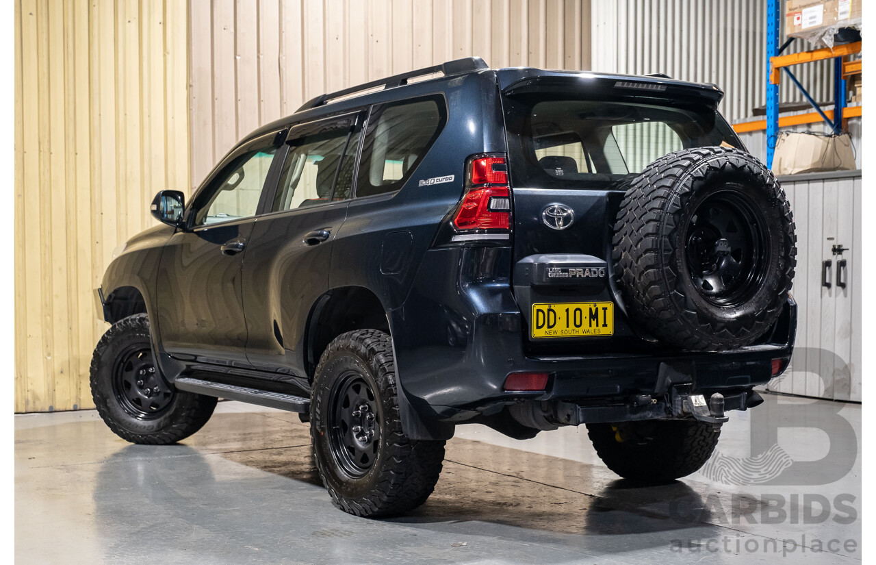 1/2009 Toyota Landcruiser Prado GXL (4x4) KDJ150R 4d Wagon Metallic Blue 3.0L Turbo Diesel - 7 Seater