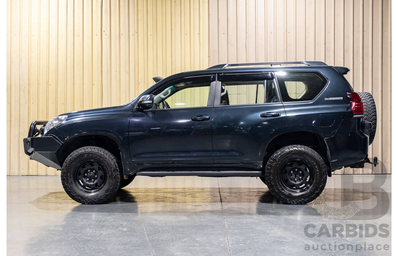 1/2009 Toyota Landcruiser Prado GXL (4x4) KDJ150R 4d Wagon Metallic Blue 3.0L Turbo Diesel - 7 Seater