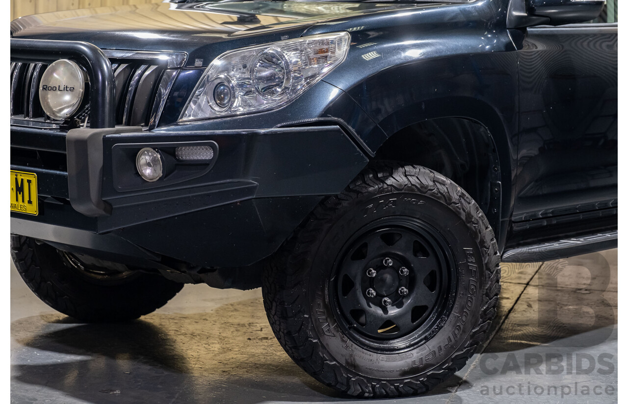 1/2009 Toyota Landcruiser Prado GXL (4x4) KDJ150R 4d Wagon Metallic Blue 3.0L Turbo Diesel - 7 Seater