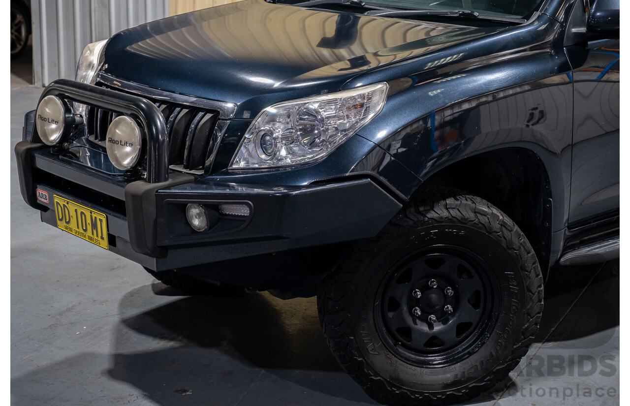 1/2009 Toyota Landcruiser Prado GXL (4x4) KDJ150R 4d Wagon Metallic Blue 3.0L Turbo Diesel - 7 Seater