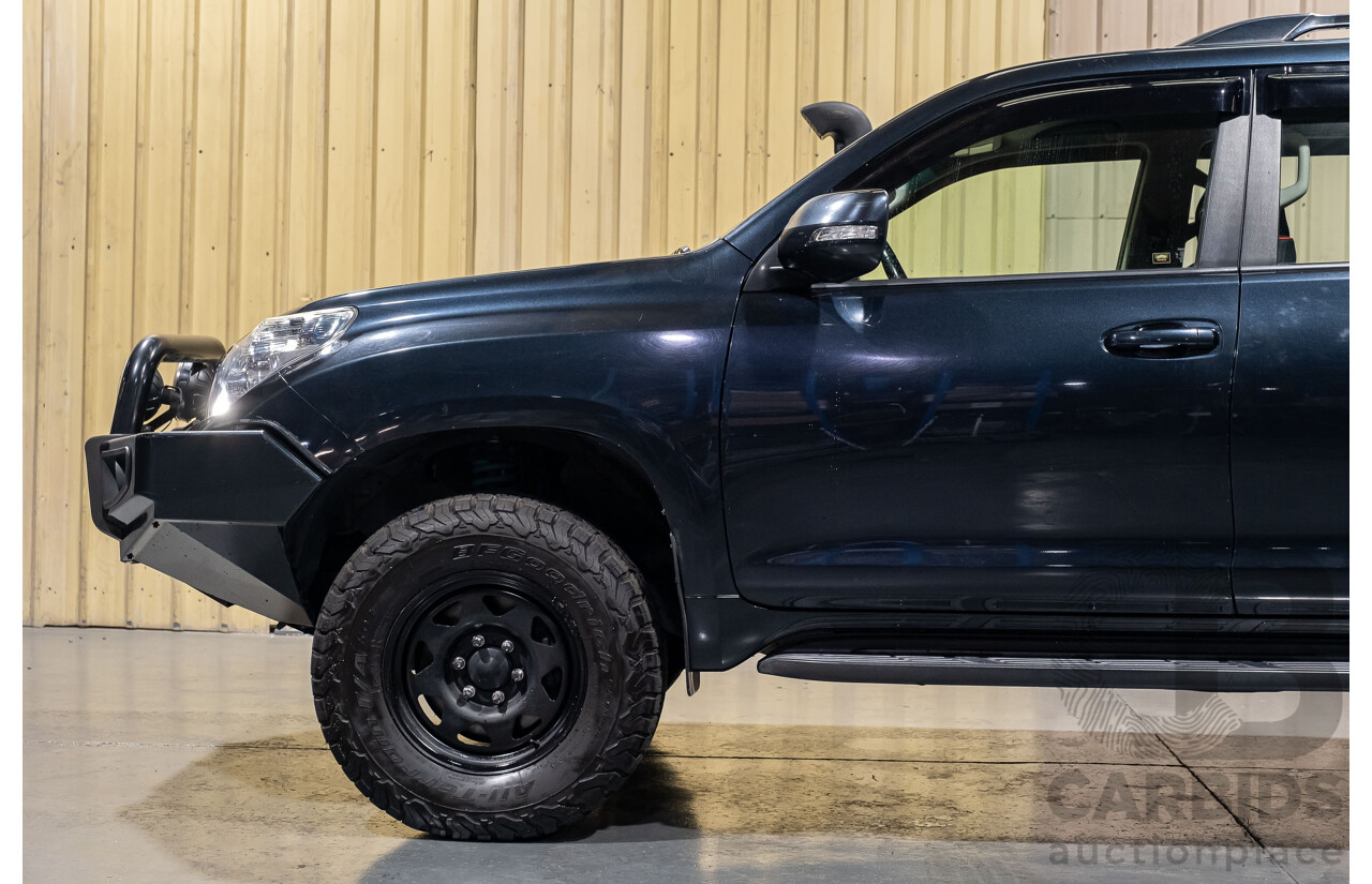 1/2009 Toyota Landcruiser Prado GXL (4x4) KDJ150R 4d Wagon Metallic Blue 3.0L Turbo Diesel - 7 Seater