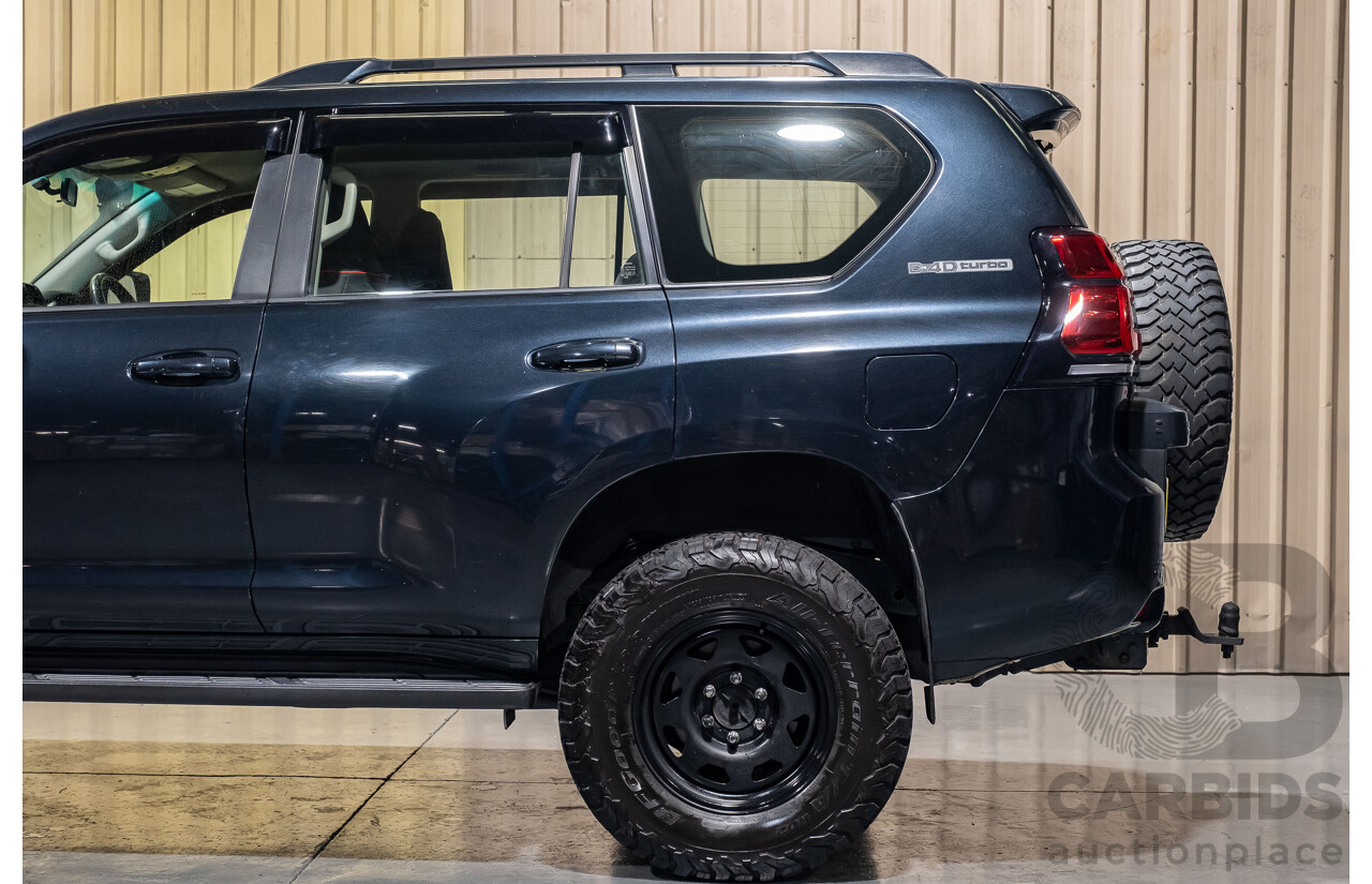 1/2009 Toyota Landcruiser Prado GXL (4x4) KDJ150R 4d Wagon Metallic Blue 3.0L Turbo Diesel - 7 Seater