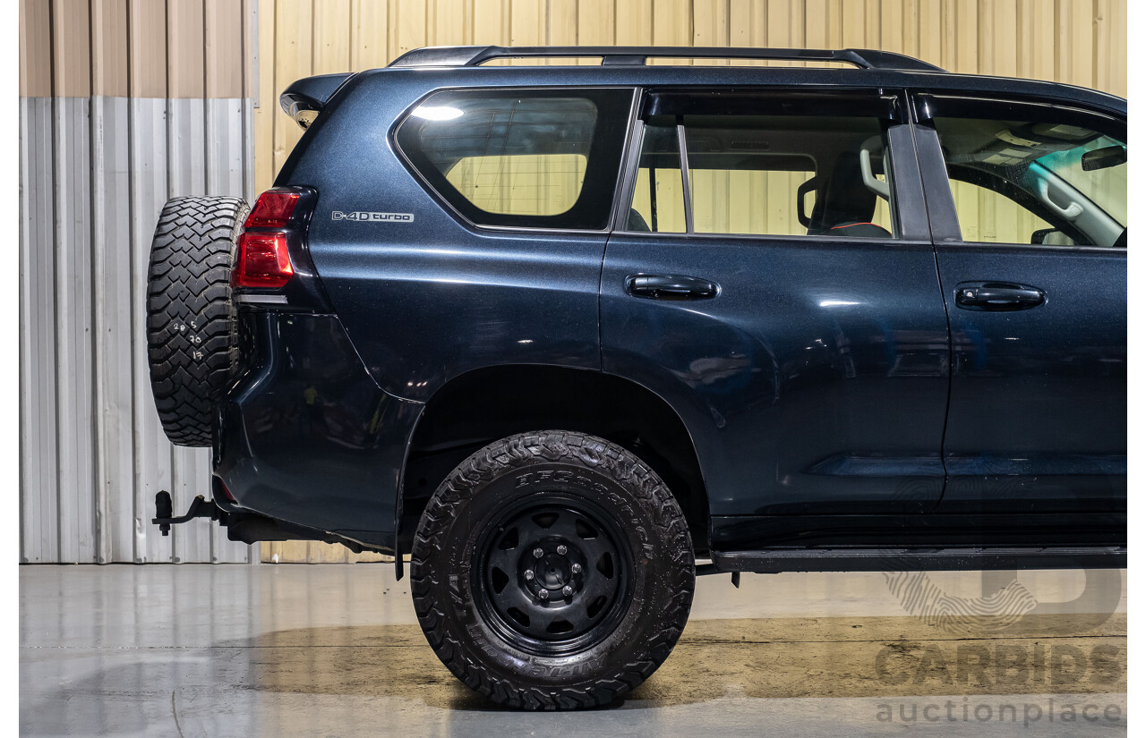1/2009 Toyota Landcruiser Prado GXL (4x4) KDJ150R 4d Wagon Metallic Blue 3.0L Turbo Diesel - 7 Seater
