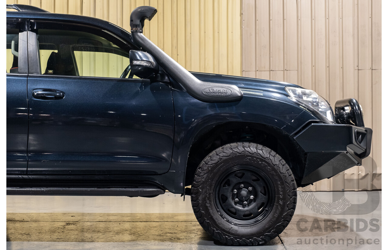 1/2009 Toyota Landcruiser Prado GXL (4x4) KDJ150R 4d Wagon Metallic Blue 3.0L Turbo Diesel - 7 Seater