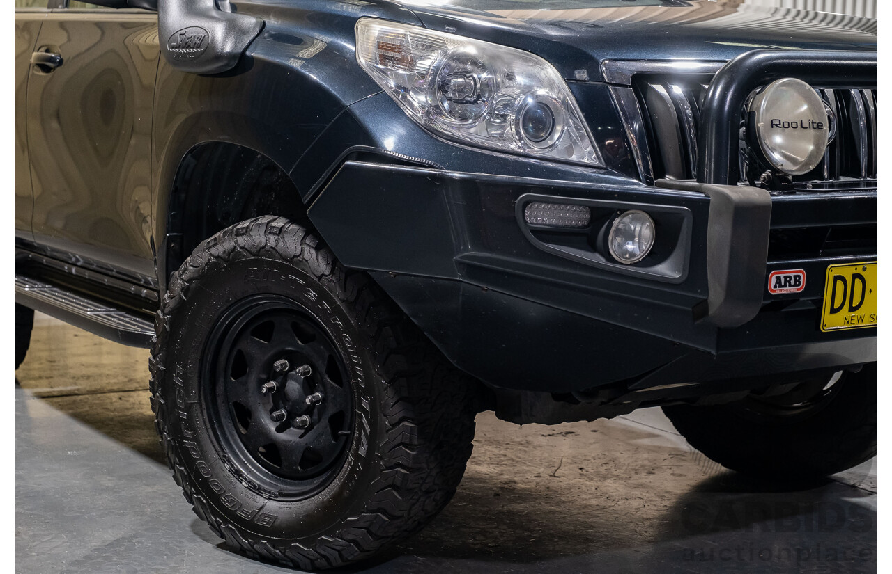 1/2009 Toyota Landcruiser Prado GXL (4x4) KDJ150R 4d Wagon Metallic Blue 3.0L Turbo Diesel - 7 Seater