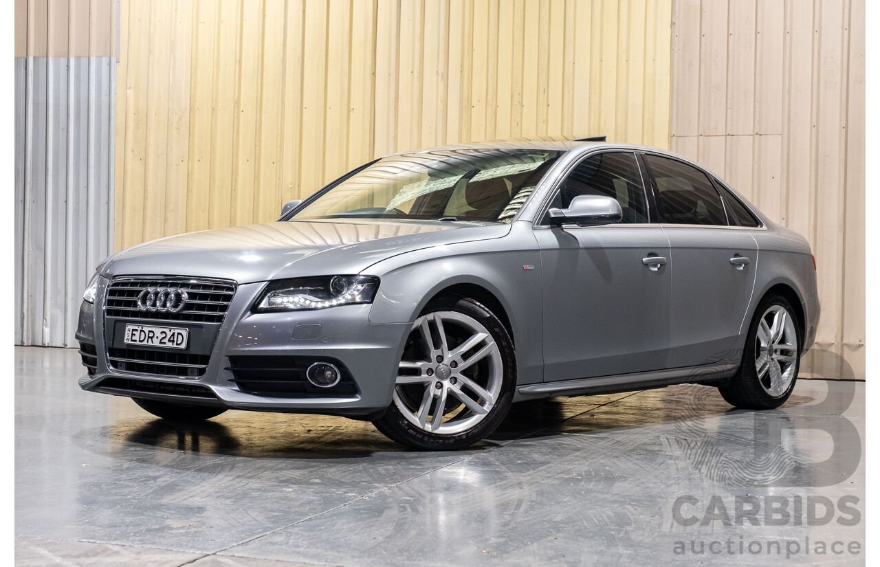 5/2012 Audi A4 S-Line Pack 2.0 TFSI B8 (8K) MY12 4d Sedan Silver 2.0L Turbo