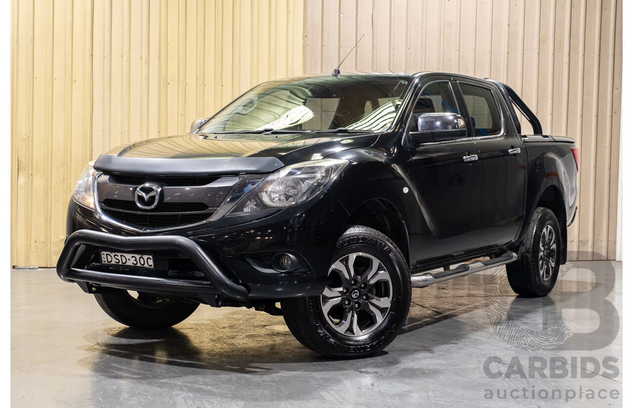 1/2017 Mazda BT-50 XTR (4x2) MY17 Dual Cab High Ride Utility Black 3.2L Turbo Diesel