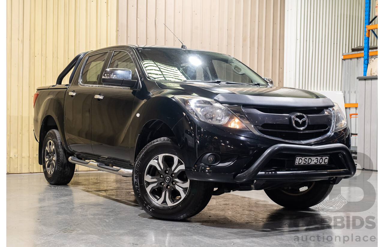 1/2017 Mazda BT-50 XTR (4x2) MY17 Dual Cab High Ride Utility Black 3.2L Turbo Diesel