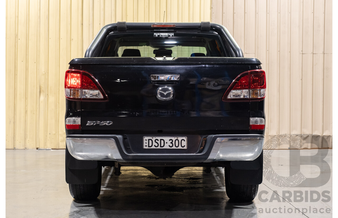 1/2017 Mazda BT-50 XTR (4x2) MY17 Dual Cab High Ride Utility Black 3.2L Turbo Diesel