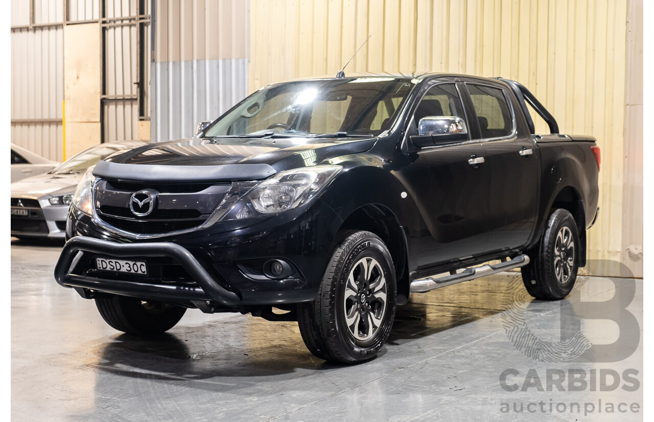 1/2017 Mazda BT-50 XTR (4x2) MY17 Dual Cab High Ride Utility Black 3.2L Turbo Diesel