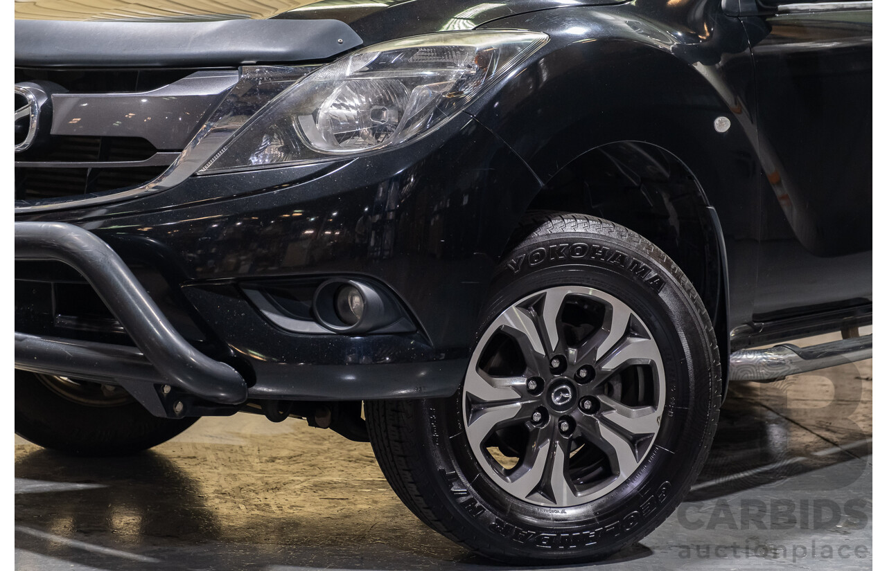 1/2017 Mazda BT-50 XTR (4x2) MY17 Dual Cab High Ride Utility Black 3.2L Turbo Diesel