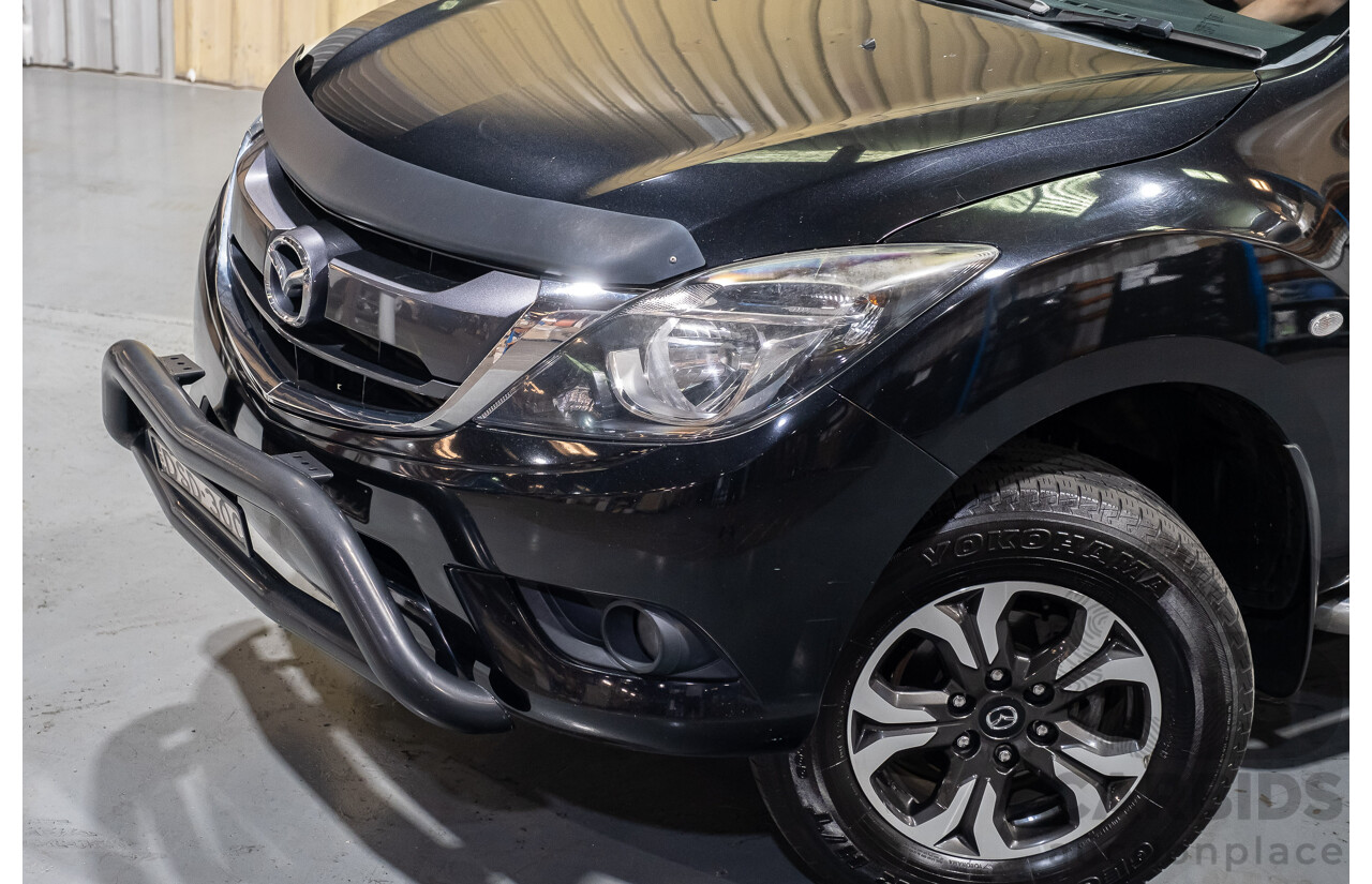 1/2017 Mazda BT-50 XTR (4x2) MY17 Dual Cab High Ride Utility Black 3.2L Turbo Diesel
