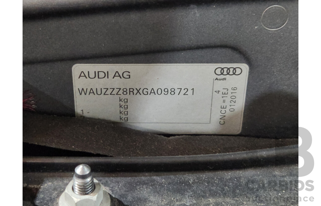 3/2016 Audi Q5 2.0 TFSI Quattro 8R MY16 4d Wagon Grey 2.0L Turbo