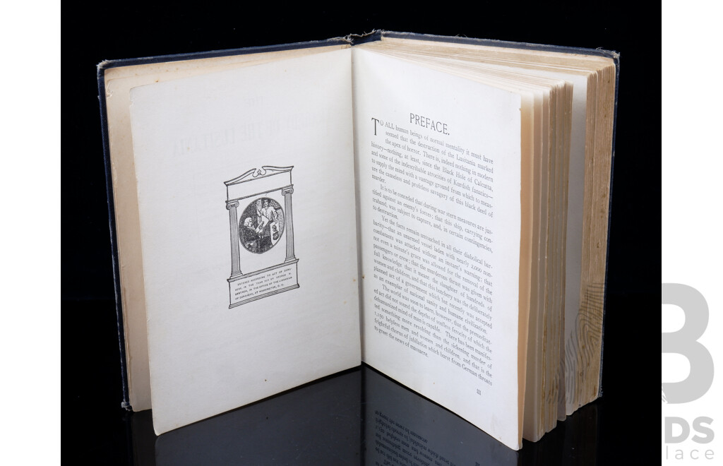 Rare First Edition, Memorial Edition, the Tragedy of the Lusitania, Captain F D Ellis, 1915, Hardcover