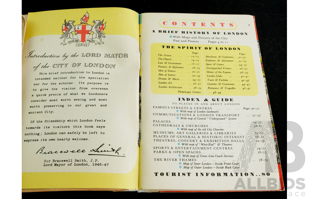 Two Vintage Pocket Guides to London
