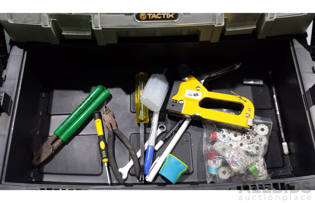 Tactix ToolBox with a Selection of Hardware